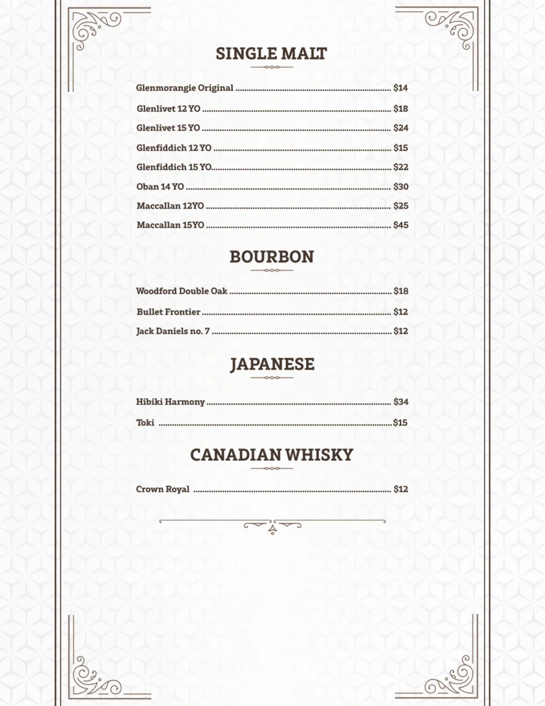 Swaagat bar menu page 9